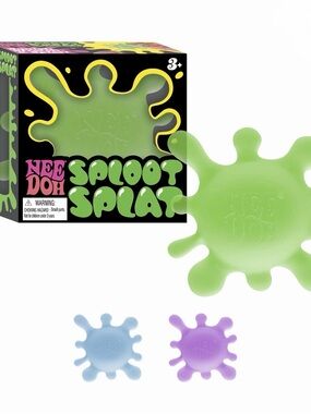 Needoh Sploot Splat, Novelty Fidget Toy, ( 1 piece, Color May Vary) (6 left)